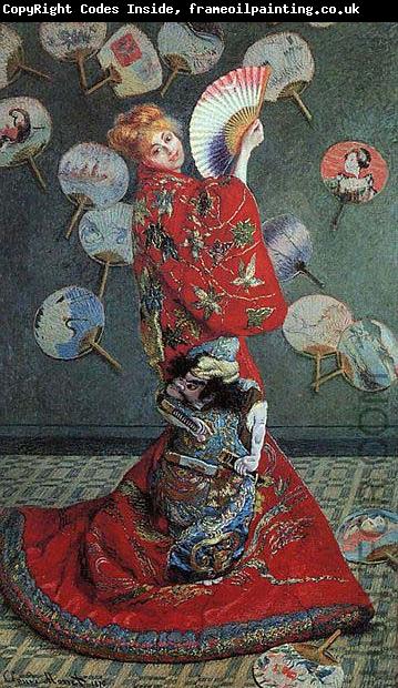 Claude Monet Madame Monet in a Japanese Costume,